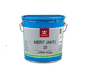 Лак поліуретановий TIKKURILA MERIT JAHTI 20 для деревини, 3 л