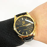 Брендові чоловічі годинники на подарунок SKMEI 3709/9073GDBK-B, Чоловічі круглі наручні годинники HT-30, фото 4