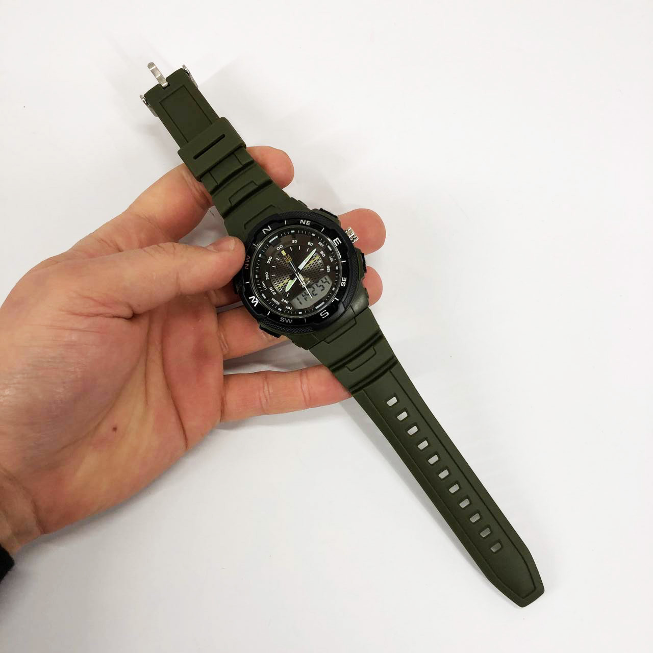 Водонепроникні годинники 50 м, Практичні спортивні чоловічі годинники рибалки мисливця ND-46, фото 1
