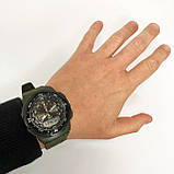 Водонепроникні годинники 50 м, Практичні спортивні чоловічі годинники рибалки мисливця ND-46, фото 4