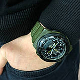 Водонепроникні годинники 50 м, Практичні спортивні чоловічі годинники рибалки мисливця ND-46, фото 8