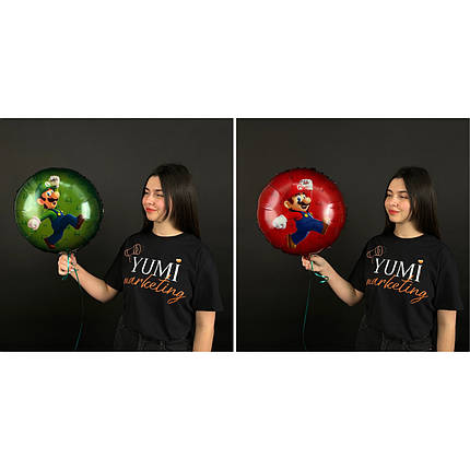 Р058 Коло 18" КИТАЙ-КТ Маріо та Луїджі - двостороннє, фото 2