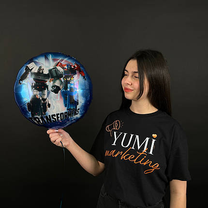 Р066 Коло 18" КИТАЙ-КТ Трансформери на синьому, фото 2