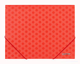 Папка пластикова на гумку А4 NORMA червона (5060-01N)