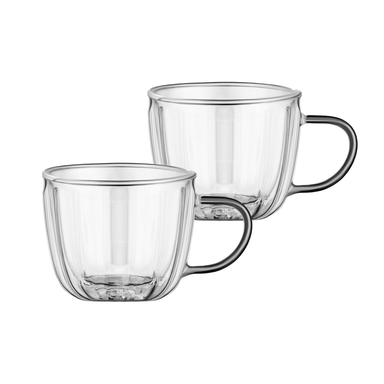 Набір чашок із подвійним дном ARDESTO скло 350 мл 2 шт, фото 1