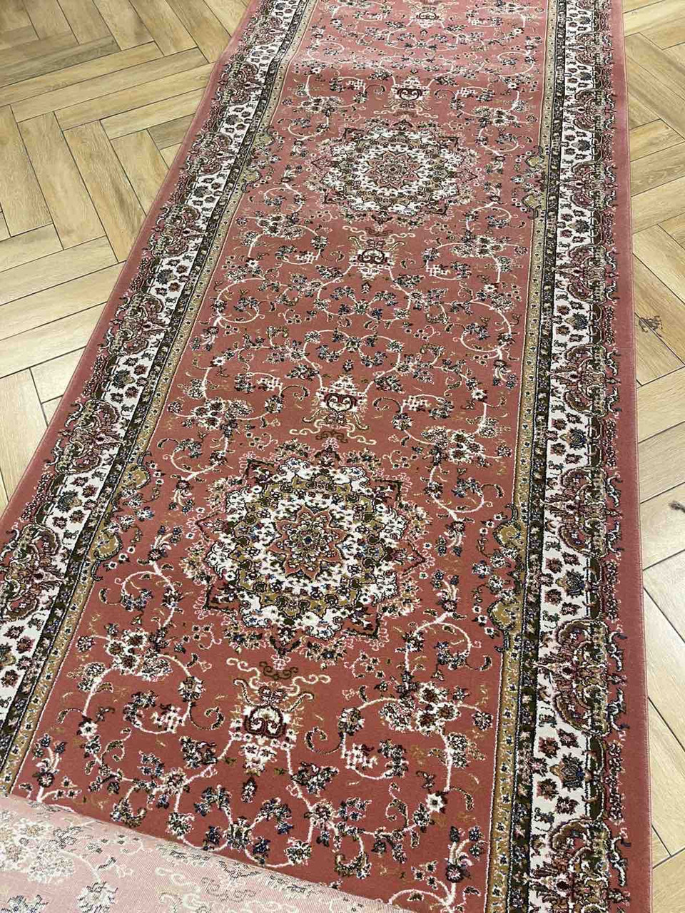 ДОРІЖКА В СТИЛІ СХІДНОЇ КЛАСИКИ BUHARA 1440 ТЕРРАКОТОВА, фото 1