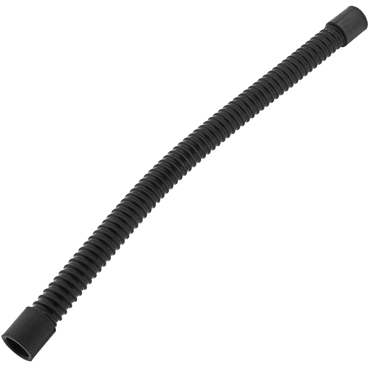 Шланг армований, м'який, чорний із гумовими наконечниками для аеромасажного компресора.