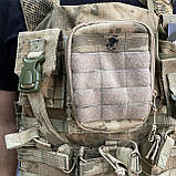 Плитоноска з об'ємними підсумками, Жандарм, з системою МОЛЛІ, MIKADO, plate carrier molle placard, фото 9