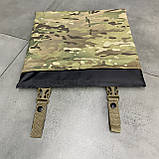 Сидушка (каремат) з м’яким балістичним пакетом одинарна, Cordura 1000D, Мультикам, WINTAC, 350 мм х 300 мм, molle, фастекс, фото 2