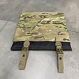 Сидушка (каремат) з м’яким балістичним пакетом одинарна, Cordura 1000D, Мультикам, WINTAC, 350 мм х 300 мм, molle, фастекс, фото 3