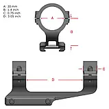 Кріплення для прицілу: моноблок Warne Vapor MSR 30mm mount (V4002M), суцільне на Пікатінні, фото 7