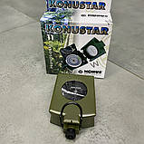 Компас тактичний KONUS KONUSTAR 11, колір Зелений, рідинний артилерійський компас для військових, фото 2