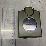 Компас тактичний KONUS KONUSTAR 11, колір Зелений, рідинний артилерійський компас для військових, фото 3