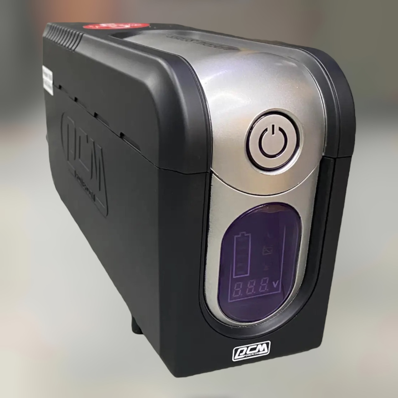 Джерело безперебійного живлення Powercom IMD-825AP LCD, 825 ВА / 495 Вт, 2+1 розетки Schuko, USB, AVR, ДБЖ, фото 1