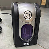 Джерело безперебійного живлення Powercom IMD-825AP LCD, 825 ВА / 495 Вт, 2+1 розетки Schuko, USB, AVR, ДБЖ, фото 2