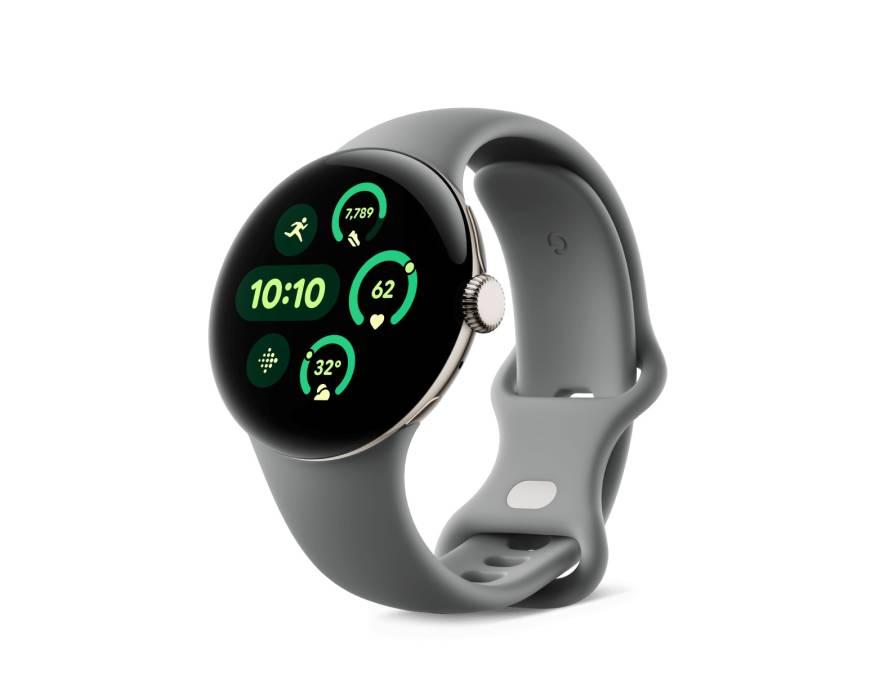 Google Pixel Watch 3 Matte Hazel Aluminum Case with Hazel Active Band 45mm LTE Розумний годинник, фото 1