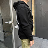 100% з продажу на ЗСУ! Нетолерантне Худі з принтом "K... THE RUSSIAN", бавовна (коттон), колір Чорний, розмір L, унісекс, фото 3