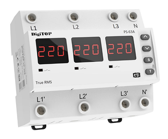 Перемикач фаз DigiTOP PS-63A M6R (4820118381688)