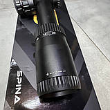 Оптичний приціл Spina Optics SCOL-7, 2.5-20x50 SF IR, з кріпленням (кільця), підсвічування, фото 5