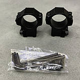 Кільця Leapers UTG Accushot, d – 25.4 мм, Medium (BH 14 мм), «Ластівчин хвіст», середній профіль (RGPM-25M4), фото 2