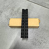 Планка Picatinny для АК, на цілик, 8 слотів, довжина 100 мм, планка Пікатінні на АК, фото 3