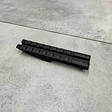 Планка Picatinny для АК, на цілик, 8 слотів, довжина 100 мм, планка Пікатінні на АК, фото 4