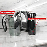 Електричний відцентровий соковитискач 3000 Ватт Rainberg 1 л потужний електросоковитискач для овочів та фруктів, фото 4