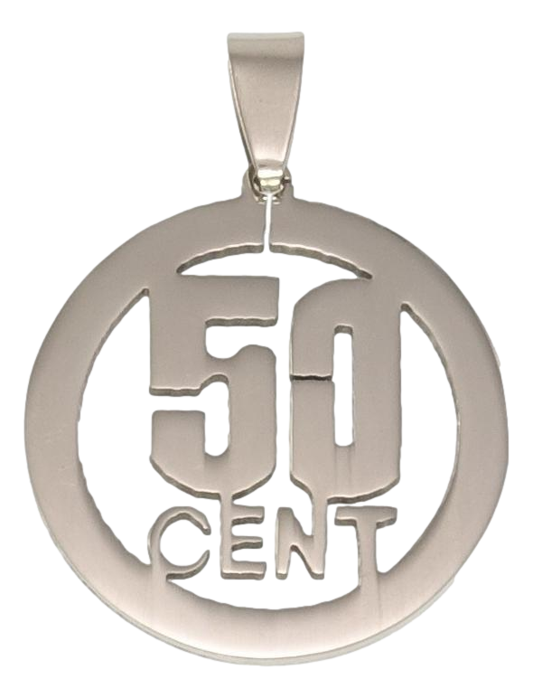 Кулон Нержавіюча сталь "50 центів"
