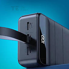 Повербанк Wekome WK WP-269 на 60000 mAh зі швидким заряджанням powerbank для смартфона планшета кільцевої лампи, фото 2