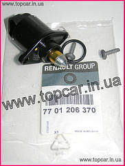 Датчик (регулятор) клапана холостого ходу Renault Megane mot.E6J/K7M (1.4/1.6) ОРИГИНАЛ 7701206370