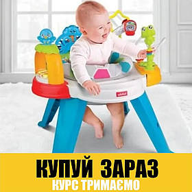 Ігровий центр-ходунки WinFun (столик-стул, ігрова панель, піаніно, музика, світло) 700000-NL Акція до 29.12