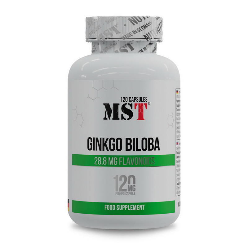 Гінкго білоба MST. Ginkgo Biloba 120 mg (120 caps), фото 1