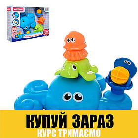 Іграшка для купання WinFun Восьминіг (довжина 20см, водоспад) 7117A-NI Акція до 29.12