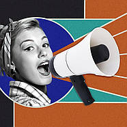 Гучномовець-рупор на акумуляторі Loudspeaker HA-160 Bluetooth USB Чутність до 500 м, фото 7