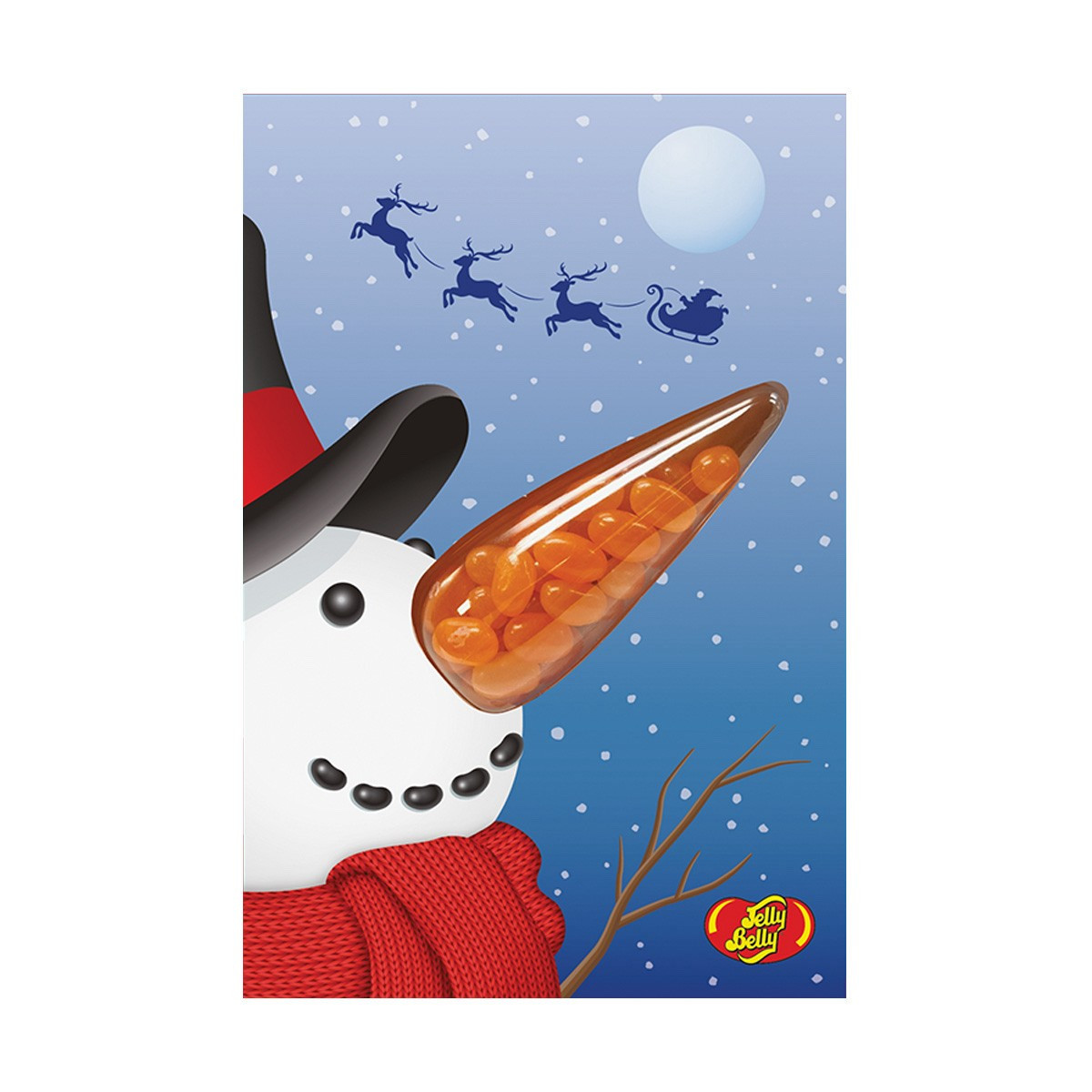 Листівка з цукерками Jelly Belly Carte de voeux Xmas 28 г