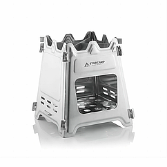 Печь на щепке Starcamp Wood stove HX-WS04 steel
