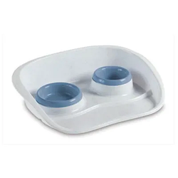 Миска на підносі Stefanplast (Стефанпласт) Set dinner для собак та котів 0.25+0.3 л блакитний