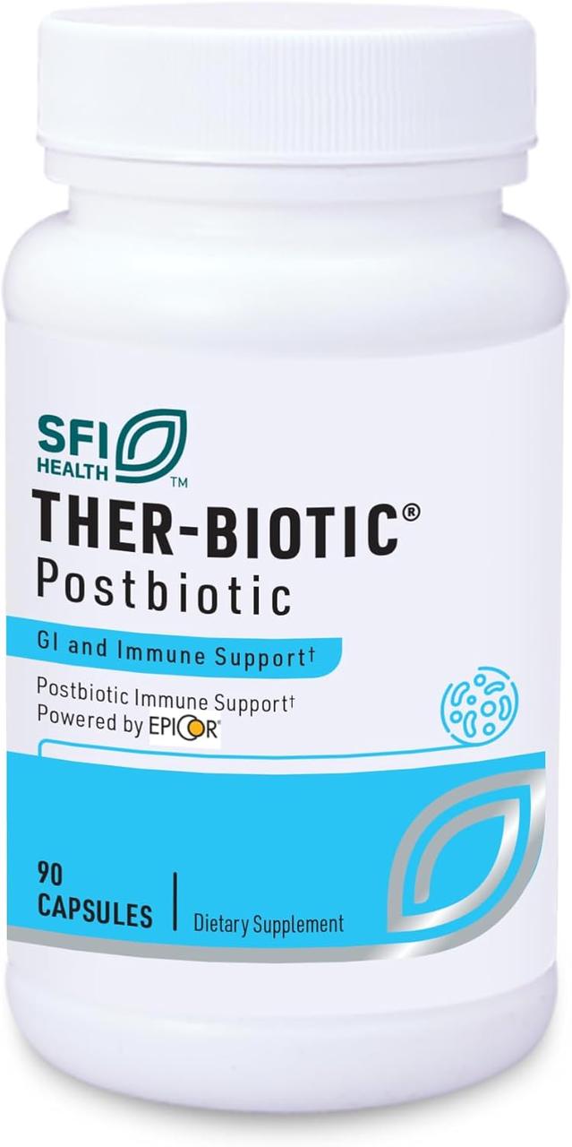 Епікор, імунна підтримка, Ther-Biotic Postbiotic Epicor, Klaire Labs, 90 капсул BX534, фото 1