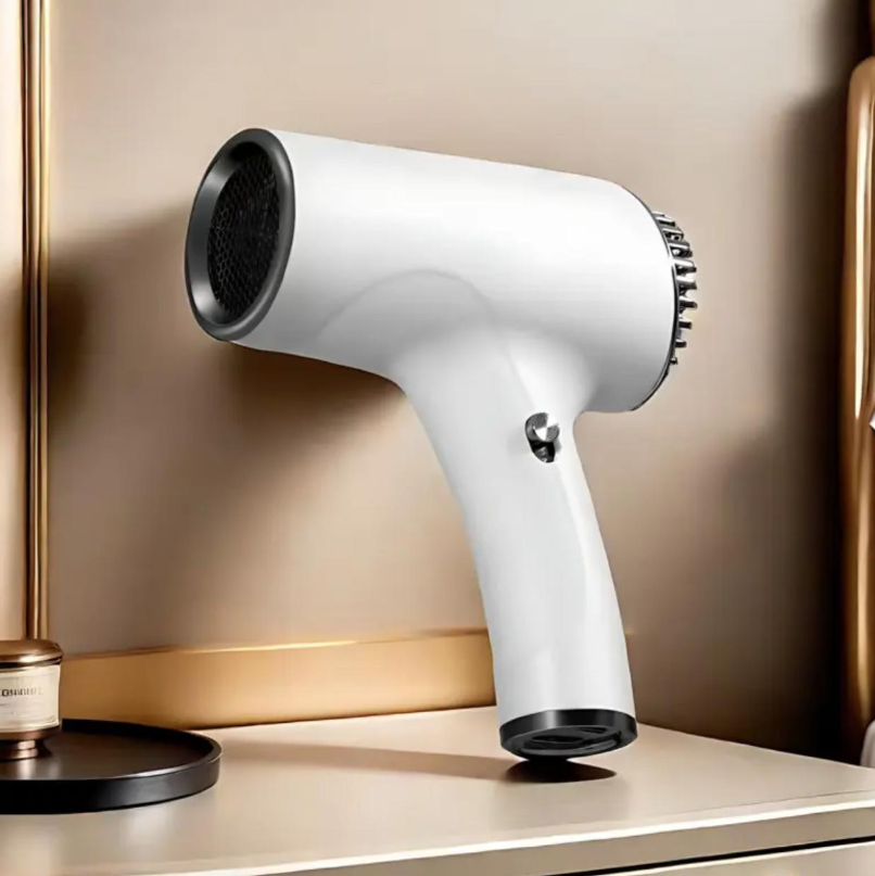 Портативний фен для волосся 500 Вт Portable Hair Dryer із USB зарядкою BDF-1-W