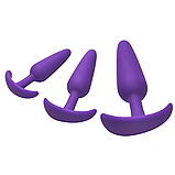 Силіконова анальна пробка Long Deluxe Series M size, фото 6