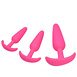 Силіконова анальна пробка Long Deluxe Series M size, фото 7