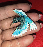 Брошка - птах колібрі от студии LadyStyle.Biz, фото 4