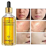 BIOAQUA Yellow Gold Hyaluronic Essence сироватка для обличчя антивікова 100мл, фото 5