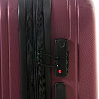 Дорожня Валіза 2/1 ABS-пластик FASHION 804 red.Дорожні валізи на колесах гуртом і в роздріб в Україні, фото 2