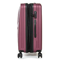 Дорожня Валіза 2/1 ABS-пластик FASHION 804 red.Дорожні валізи на колесах гуртом і в роздріб в Україні, фото 5