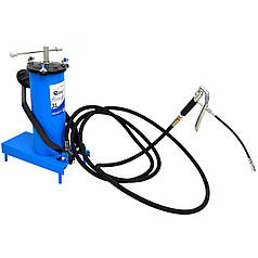 Пневматичний шприц для мастила ножний + шланг 4 м 3 л Geko G01139