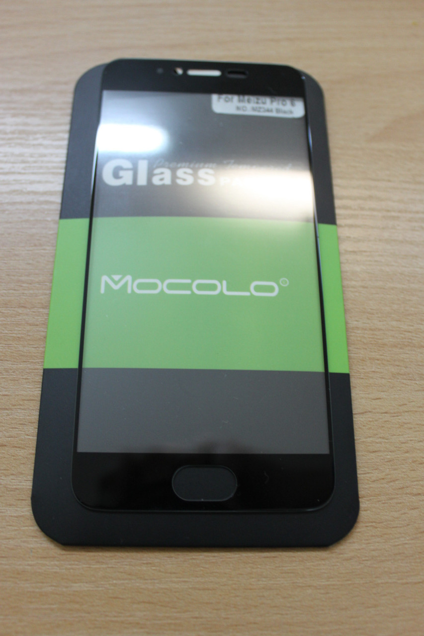 Захисне скло Meizu Pro 6 Full Cover Black, White (Mocolo 0.33 mm)