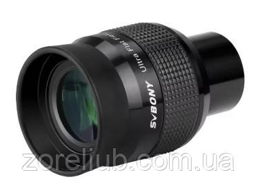 Окуляр SV190 1,25" UF 18 мм, надплоске поле 65o, FMC, чорніння лінз, 8-Елементів/5 Груп SVBONY