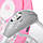 Гойдалка-шезлонг електро ME 1028 SENSA Circles Pink, фото 8