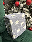 Постільна білизна з фланелі Cotton Collection полуторний розмір Bear, фото 3